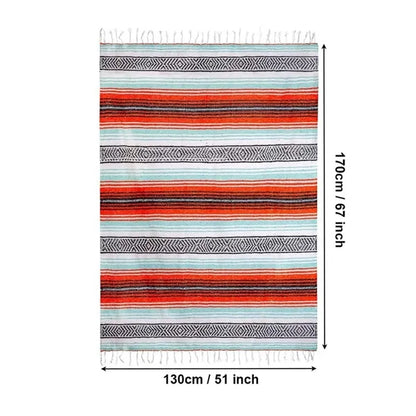 Authentic Mexican Camping Blanket