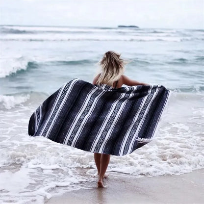 Authentic Mexican Camping Blanket