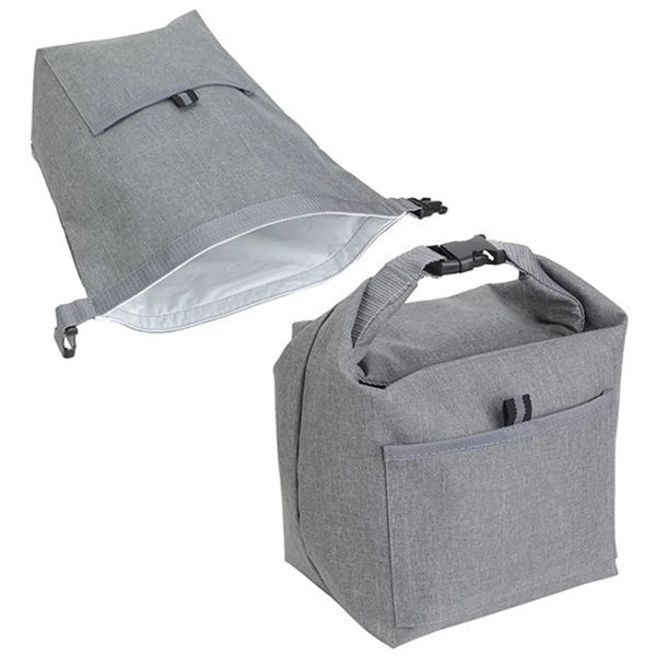 Durable Roll-Top Insulated Lunch Tote Bag Office Picnic