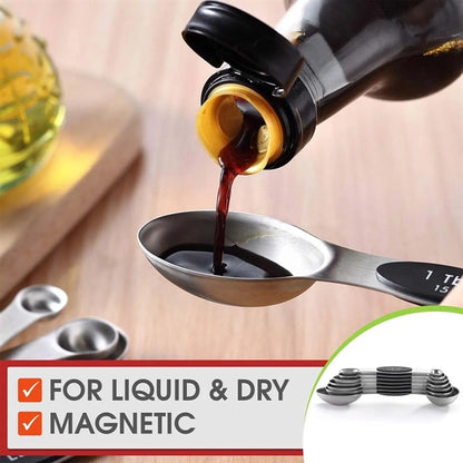Stainless Steel Magnetic Measuring Spoons
