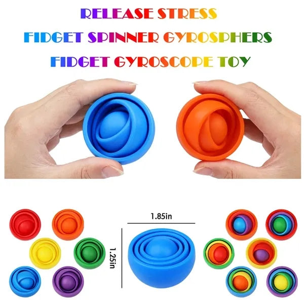 Fidget Gyroscope 3D Decompression Ball
