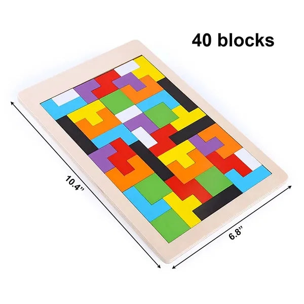 Wooden Blocks Puzzle for Kids