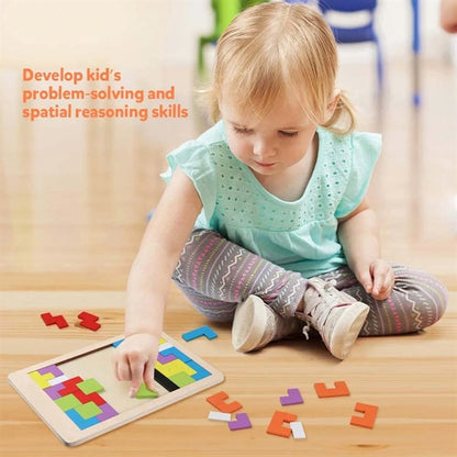 Wooden Blocks Puzzle for Kids