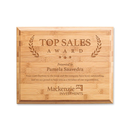 Bamboo Engraved Plaque