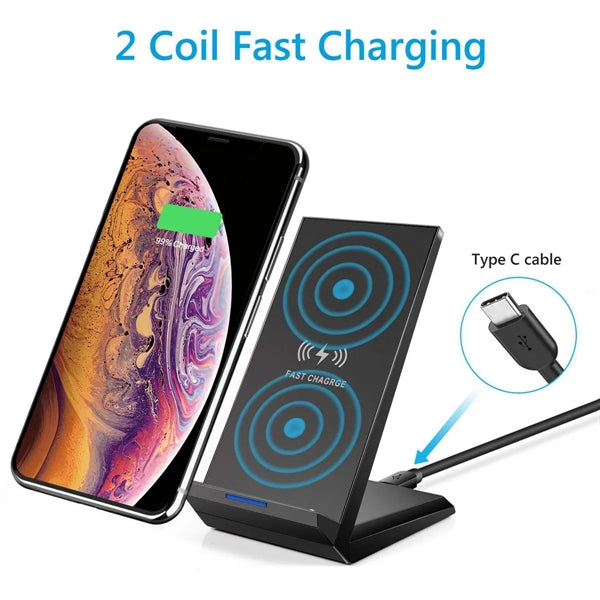 Fast 15W Wireless Charger Stand