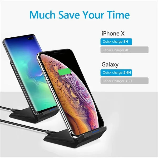 Fast 15W Wireless Charger Stand