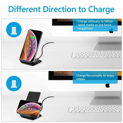 Fast 15W Wireless Charger Stand