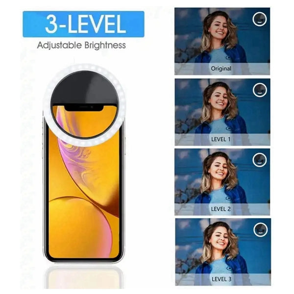 Selfie  Clip-On Phone Ring Light