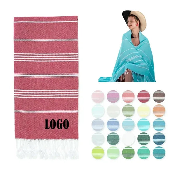 Turkish Beach Fringe Towel