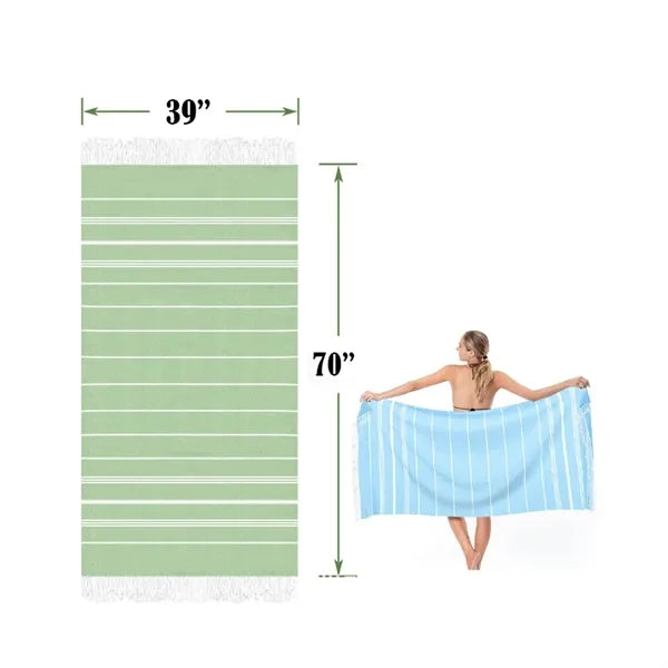 Turkish Beach Fringe Towel