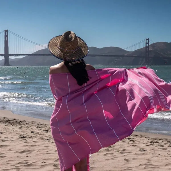 Turkish Beach Fringe Towel