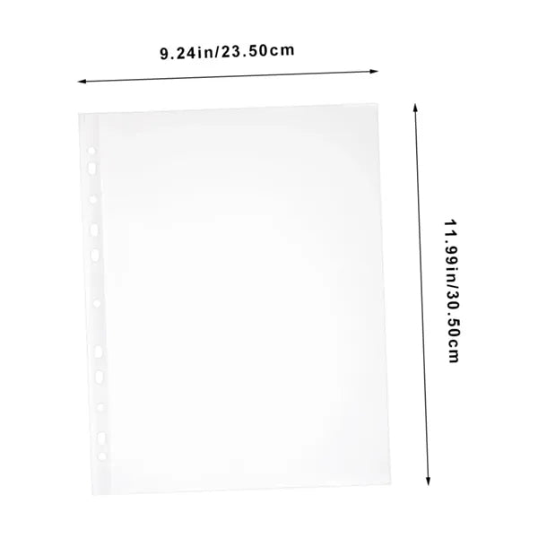 A4 Punched Pocket Folder