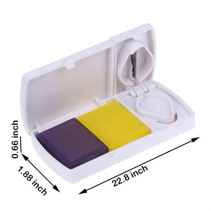 medicine cutter Portable Pill Organizer Daily Case Box