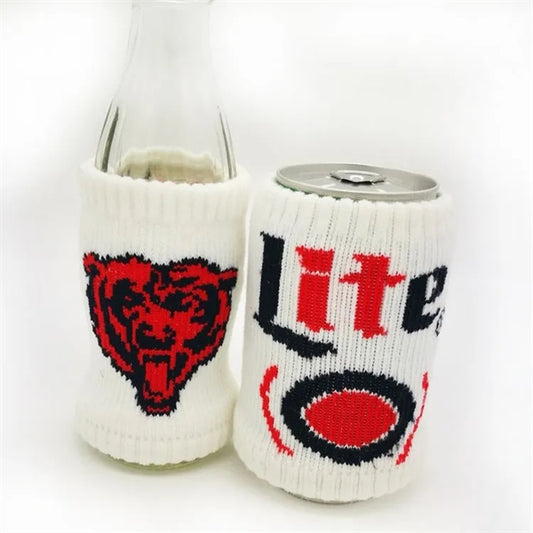2 In 1 Knitted Can Koozy&Wristband