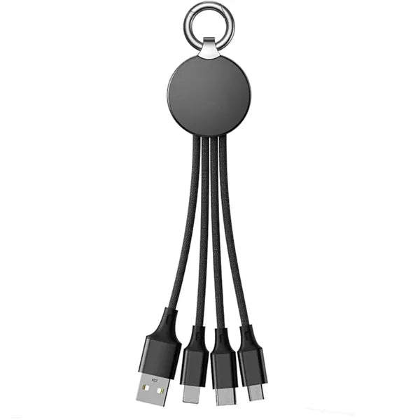 Custom Metallic Logo Light Up Cable With Type C USB