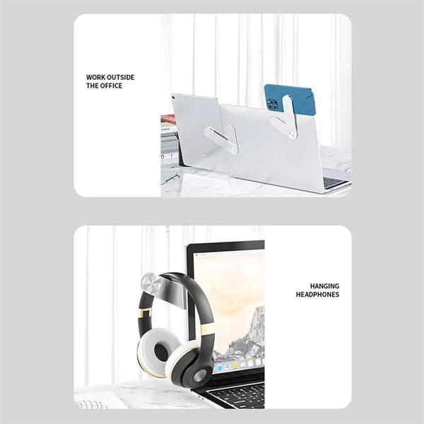 Portable Magnetic Laptop Phone Holder
