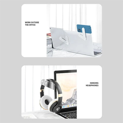 Portable Magnetic Laptop Phone Holder