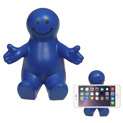 Squeezable Smile Face Stress Reliever Guy Phone Holders