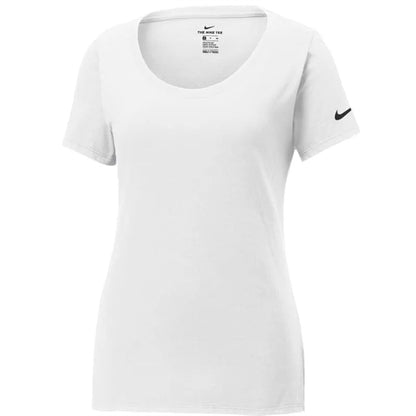 Nike Ladies Dri-FIT Cotton/Poly Scoop Neck Tee.