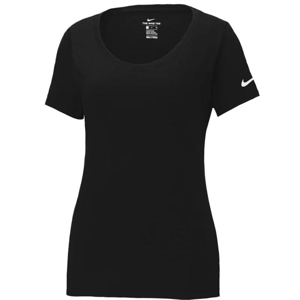 Nike Ladies Dri-FIT Cotton/Poly Scoop Neck Tee.