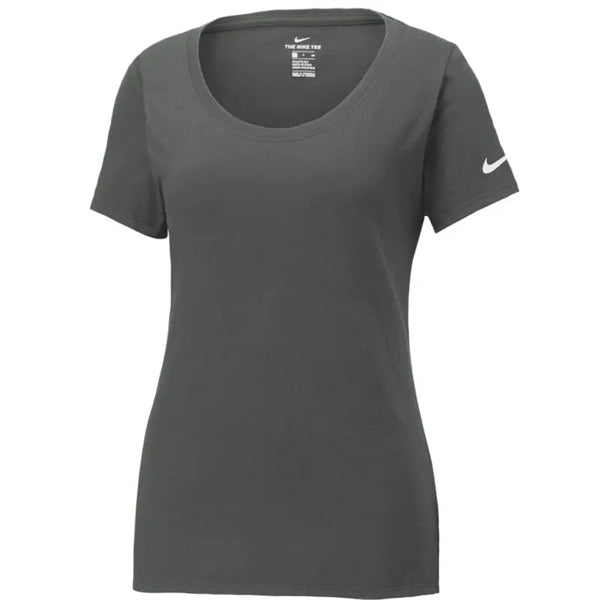 Nike Ladies Dri-FIT Cotton/Poly Scoop Neck Tee.