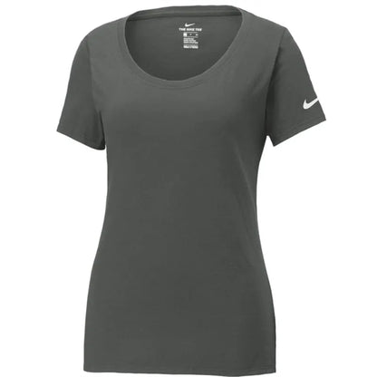 Nike Ladies Dri-FIT Cotton/Poly Scoop Neck Tee.