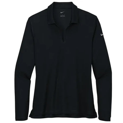 Nike Ladies Dri-FIT Micro Pique 2.0 Long Sleeve Polo