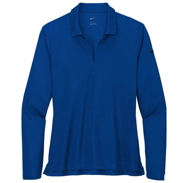 Nike Ladies Dri-FIT Micro Pique 2.0 Long Sleeve Polo