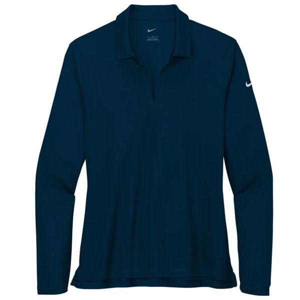 Nike Ladies Dri-FIT Micro Pique 2.0 Long Sleeve Polo