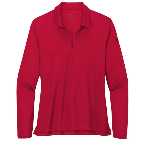 Nike Ladies Dri-FIT Micro Pique 2.0 Long Sleeve Polo
