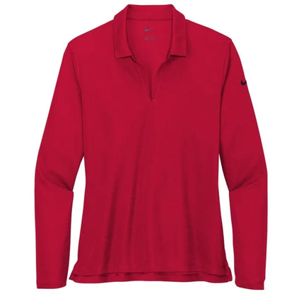 Nike Ladies Dri-FIT Micro Pique 2.0 Long Sleeve Polo