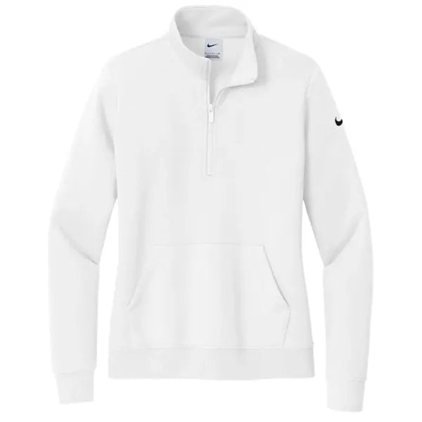 Nike Ladies Club Fleece Sleeve Swoosh 1/2-Zip