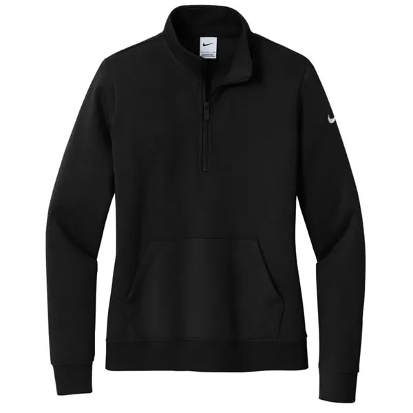 Nike Ladies Club Fleece Sleeve Swoosh 1/2-Zip