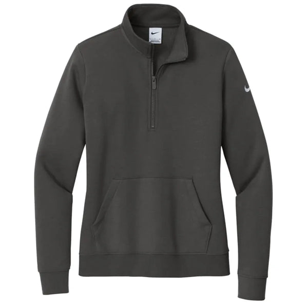 Nike Ladies Club Fleece Sleeve Swoosh 1/2-Zip