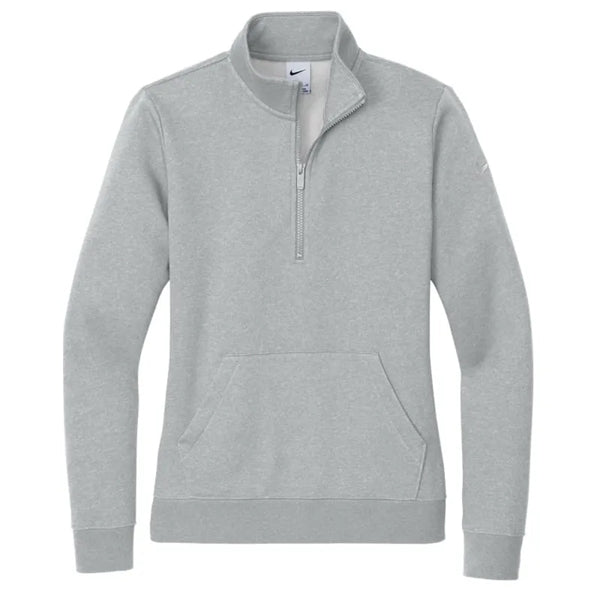 Nike Ladies Club Fleece Sleeve Swoosh 1/2-Zip