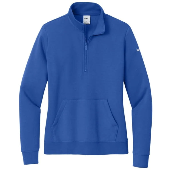 Nike Ladies Club Fleece Sleeve Swoosh 1/2-Zip