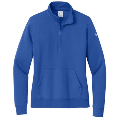Nike Ladies Club Fleece Sleeve Swoosh 1/2-Zip