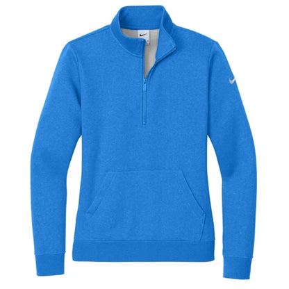 Nike Ladies Club Fleece Sleeve Swoosh 1/2-Zip