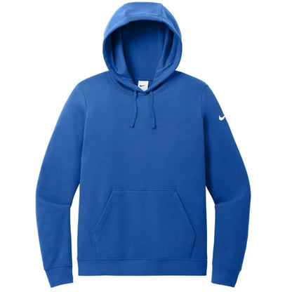 Nike Ladies Club Fleece Sleeve Swoosh Pullover Hoodie