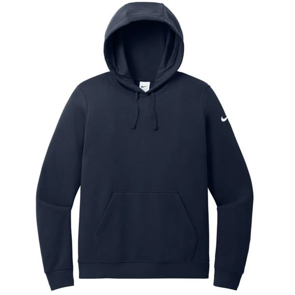 Nike Ladies Club Fleece Sleeve Swoosh Pullover Hoodie