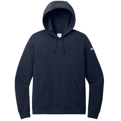 Nike Ladies Club Fleece Sleeve Swoosh Pullover Hoodie