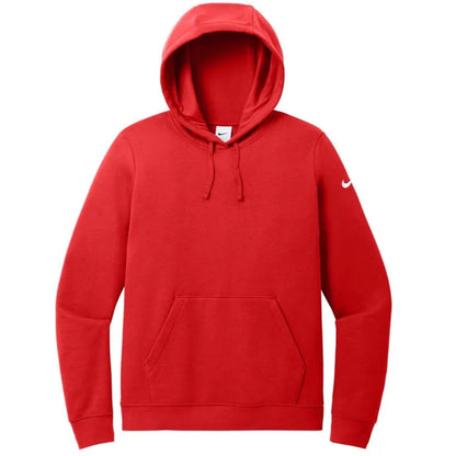 Nike Ladies Club Fleece Sleeve Swoosh Pullover Hoodie