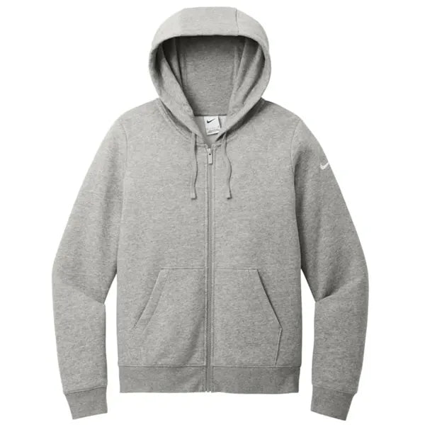 Nike Ladies Club Fleece Sleeve Swoosh Full-Zip Hoodie