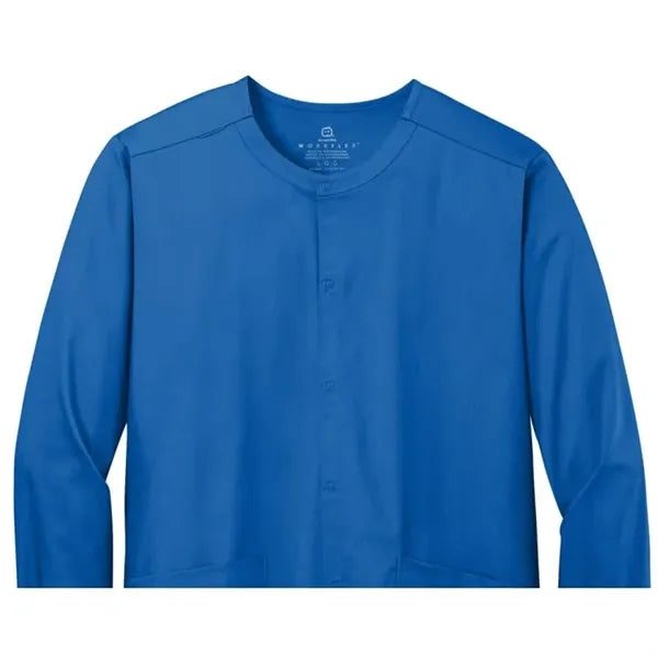 WonderWink Unisex WorkFlex Snap-Front Scrub Jacket
