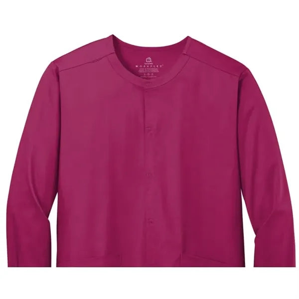 WonderWink Unisex WorkFlex Snap-Front Scrub Jacket
