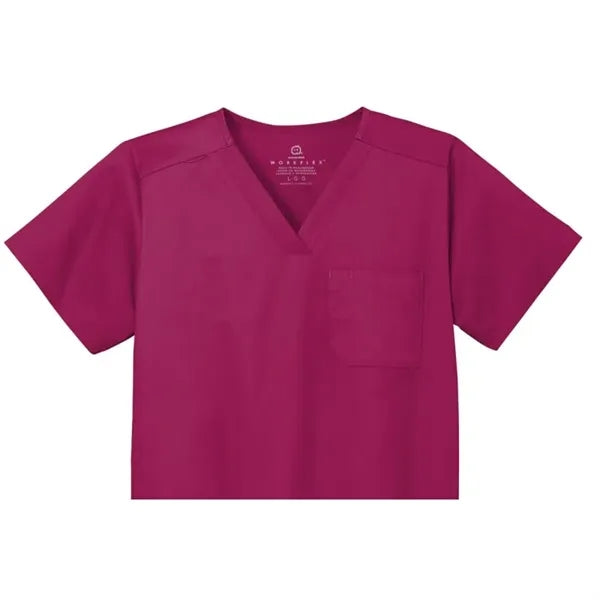 WonderWink Unisex WorkFlex Chest Pocket V-Neck Top