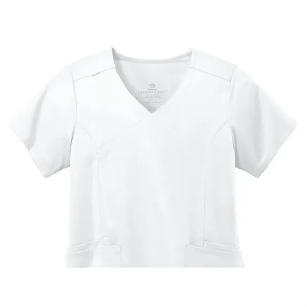 WonderWink Women's Premiere Flex Mock Wrap Top