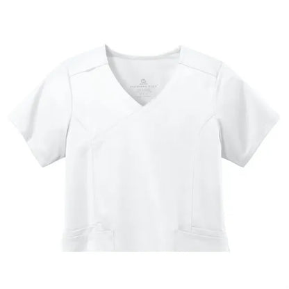 WonderWink Women's Premiere Flex Mock Wrap Top
