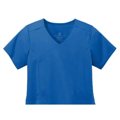 WonderWink Women's Premiere Flex Mock Wrap Top