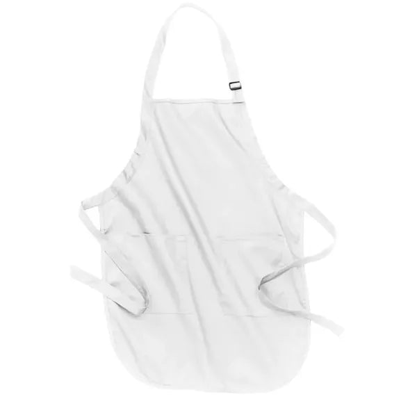 Port Authority Full-Length Apron With Pockets.